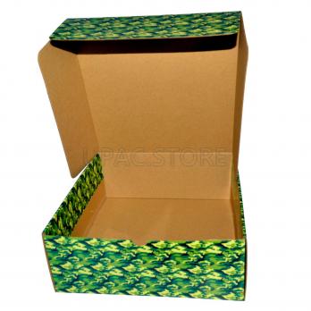 Подарочная коробка "камуфляж" 25*25*10 см