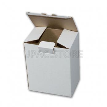 Коробка картонная белая  12*8,5*15 см