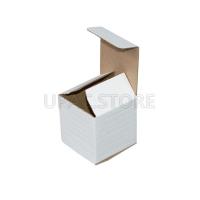 Коробка картонная белая 6*6*6 см