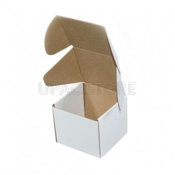 Коробка картонная белая 10*10*9 см