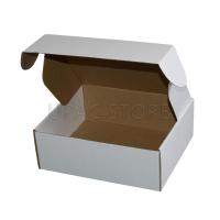 Коробка картонная белая 22*16*10 см