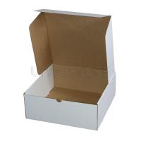 Коробка картонная белая 25*25*10 см