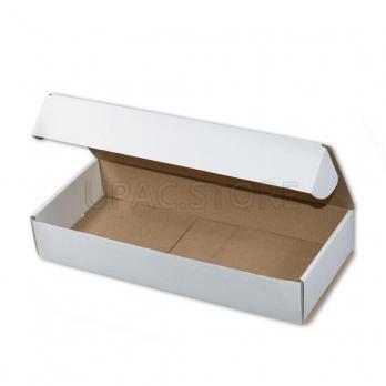 Коробка картонная белая 30*13*5 см