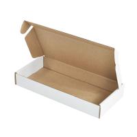 Коробка картонная белая 21,5*10*3 см
