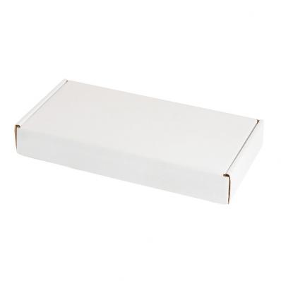Коробка картонная белая 21,5*10*3 см